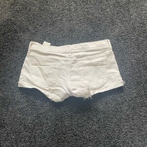 Women's White Denim mini Shorts